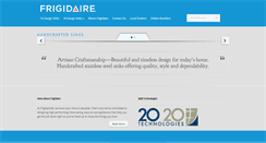 Desktop Screenshot of frigidairesinks.com